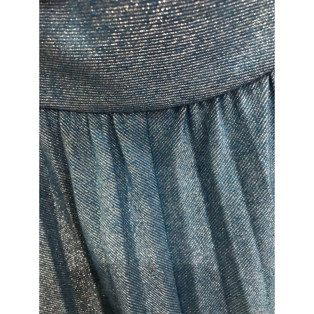Free People Pleated Love Mini Dress blue purple sp - Picture 11 of 15